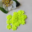 Load image into Gallery viewer, Small Quilt Flowers - #03 - Lemon - 25 units