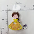 Load image into Gallery viewer, Bela Glitter Double Acrylic Apliques