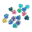 Load image into Gallery viewer, Resin Flatback Little Hearts for Craft - Mixed Colors - Set of 15