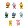 Load image into Gallery viewer, Cute Bear Resin Cabochon Charms Flatback for DIY - A1/A8 - Set of 5