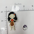 Load image into Gallery viewer, Pocahontas Glitter Double Acrylic Apliques