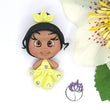 Load image into Gallery viewer, 131 Tiana Princess Yellow Clay Doll for Bow-Center, Jewelry Charms, Accessories, and More
