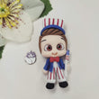 Load image into Gallery viewer, 002 Abraham Clay Doll for Bow-Center, Jewelry Charms, Accessories, and More