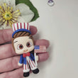 Load image into Gallery viewer, 002 Abraham Clay Doll for Bow-Center, Jewelry Charms, Accessories, and More