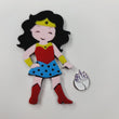 Load image into Gallery viewer, Super Hero Double Acrylic Apliques