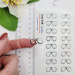 Load image into Gallery viewer, Adhesive Resin Eye Glasses for Clays MNC 524 AVIATOR 2.2 cm 56 Units