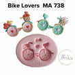 Load image into Gallery viewer, MA 738 Bike Lovers Silicone Mold