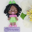 Load image into Gallery viewer, 463 Precious & Shanice Twins Clay Doll for Bow-Center, Jewelry Charms, Accessories, and More
