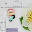 Load image into Gallery viewer, 299 Khloe Clay Doll for Bow-Center, Jewelry Charms, Accessories, and More