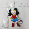 Load image into Gallery viewer, Super Hero Double Acrylic Apliques