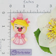Load image into Gallery viewer, 033 Apple Clown Clay Doll for Bow-Center, Jewelry Charms, Accessories, and More