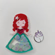 Load image into Gallery viewer, Ariel Glitter Double Acrylic Apliques