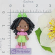 Load image into Gallery viewer, 463 Precious & Shanice Twins Clay Doll for Bow-Center, Jewelry Charms, Accessories, and More