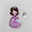 Load image into Gallery viewer, Sofia Glitter Double Acrylic Apliques