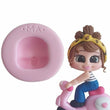 Load image into Gallery viewer, MA 748 Adorable Doll Head Silicone Mold
