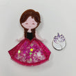 Load image into Gallery viewer, Anna Glitter Double Acrylic Apliques