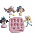 Load image into Gallery viewer, Cute Hair #3 Silicone Mold MA 758