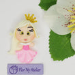 Load image into Gallery viewer, 469 Princess Aurora 2 Clay Doll for Bow-Center, Jewelry Charms, Accessories, and More