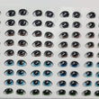 Load image into Gallery viewer, Adhesive Resin Eyes for Clays Multicolor STY R046 P 72Pairs
