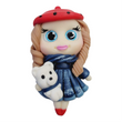 Load image into Gallery viewer, 288 Kailey Clay Doll for Bow-Center, Jewelry Charms, Accessories, and More