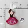 Load image into Gallery viewer, Anna Glitter Double Acrylic Apliques