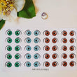Load image into Gallery viewer, Adhesive Eyes for Clays Multicolor AAB 6570 XL 20Pairs