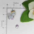 Load image into Gallery viewer, Cute Flying Unicorn Acrylic Adhesive Stamped Appliques