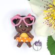 Load image into Gallery viewer, 047 Baby Aubrey Clay Doll for Bow-Center, Jewelry Charms, Accessories, and More