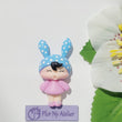 Load image into Gallery viewer, 374 MeToo Bunny Pink Clay Doll for Bow-Center, Jewelry Charms, Accessories, and More