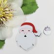 Load image into Gallery viewer, Santa's Face Double Acrylic Apliques