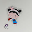 Load image into Gallery viewer, Lady B Girl Double Acrylic Appliques