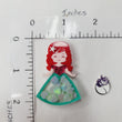 Load image into Gallery viewer, Ariel Glitter Double Acrylic Apliques
