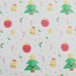 Load image into Gallery viewer, Christmas - Happy Tree Presents Ornaments Faux Leather Printed Vinyl Sheet