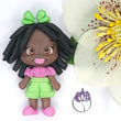 Load image into Gallery viewer, 463 Precious & Shanice Twins Clay Doll for Bow-Center, Jewelry Charms, Accessories, and More