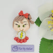 Load image into Gallery viewer, 215 Flash Super Girl Clay Doll for Bow-Center, Jewelry Charms, Accessories, and More