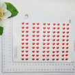 Load image into Gallery viewer, Adhesive Resin Red Hearts (P) MNC 100 Units