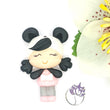 Load image into Gallery viewer, 378 MeToo Pink Panda Clay Doll for Bow-Center, Jewelry Charms, Accessories, and More