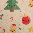 Load image into Gallery viewer, Christmas - Happy Tree Presents Ornaments Faux Leather Printed Vinyl Sheet