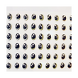 Load image into Gallery viewer, Adhesive Resin Eyes for Clays Multicolor V.A. 0026 (SM) 48 Pairs(P)