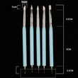 Load image into Gallery viewer, Double Head Silicone/Ceramic Tools Round Head Indentation Pen (5pcs)