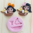 Load image into Gallery viewer, MA 796 Cute Boat #2 Silicone Mold