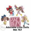Load image into Gallery viewer, MA 757 Adorable Little Dolls Silicone Mold