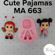 Load image into Gallery viewer, Cute Pajamas Silicone Mold MA 663