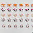 Load image into Gallery viewer, Adhesive Resin for Clays MF 29 Cute Animals (7mm ) 80 Units