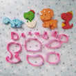 Load image into Gallery viewer, Dinosaurs Kit #2 Craft Plastic Cutters - M.A. 6cm