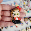 Load image into Gallery viewer, 112 Charlotte and Sophia Twins Clay Doll for Bow-Center, Jewelry Charms, Accessories, and More