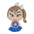 Load image into Gallery viewer, 099 Cap America Super Girl Clay Doll for Bow-Center, Jewelry Charms, Accessories, and More