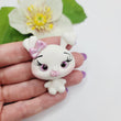 Load image into Gallery viewer, Fluffy #218 Clay Doll for Bow-Center, Jewelry Charms, Accessories, and More