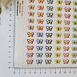 Load image into Gallery viewer, Adhesive Resin Cute Butterfly (P) MNC 503 13x9mm 100 Units