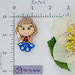 Load image into Gallery viewer, 023 Anna Princess Clay Doll for Bow-Center, Jewelry Charms, Accessories, and More